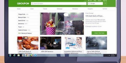 Koop 'n groupon-aanbod as 'n geskenk