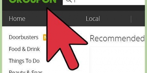 Gebruik 'n groupon-bewys