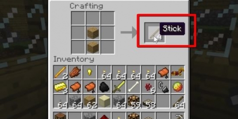 Hoe om 'n hefboom in minecraft te maak