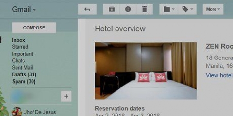 Kanselleer 'n hotelbespreking op expedia