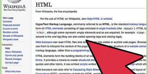 Begin 'n html-lêer