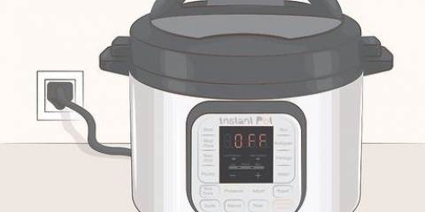 'N instant pot op hoë druk instel