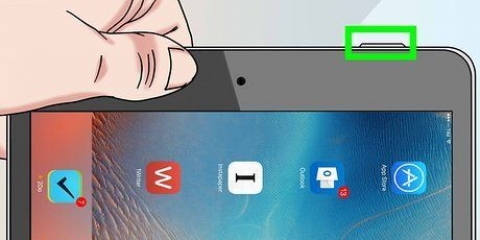 Ontsluit 'n ipad