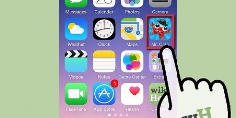 Vee 'n iphone-toepassing uit