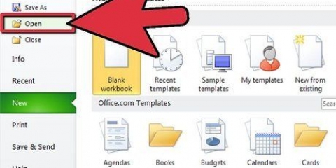 Skep 'n aftreklys in excel