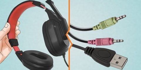 Koppel oorfone aan 'n rekenaar