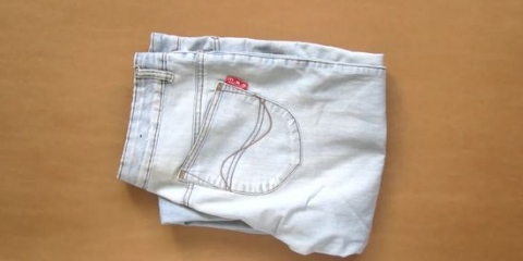 Maak kortbroeke van jeans