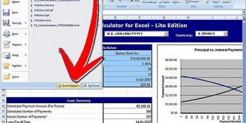 Vee 'n makro in excel uit