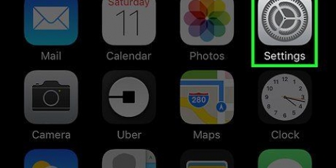 Voeg 'n e-posrekening by jou iphone
