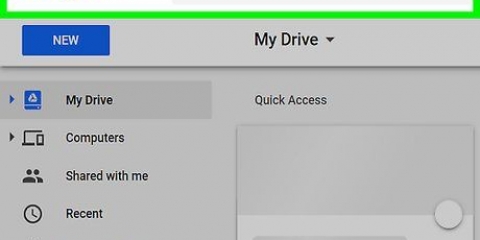 Kopieer 'n gids in google drive na 'n rekenaar of mac