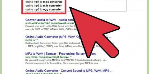 Skakel 'n mp3 om na 'n wav