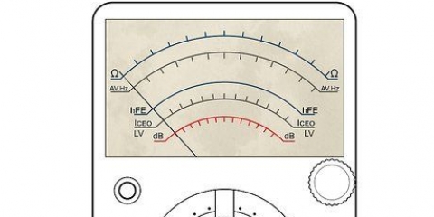 Met behulp van 'n multimeter