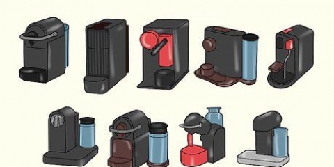 Een nespresso-apparaat maak skoon