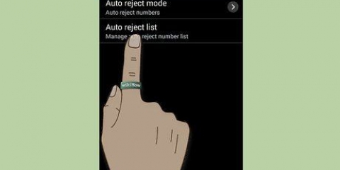 Blokkeer 'n nommer in android