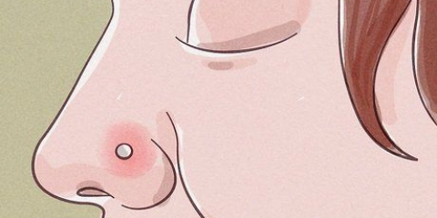 Behandeling van 'n ontsteekte neuspiercing