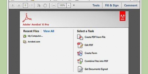 Redigeer 'n pdf-lêer