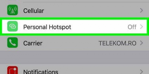 Verander jou iphone in 'n 'persoonlike hotspot'