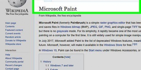 Skep 'n ikoon in microsoft paint