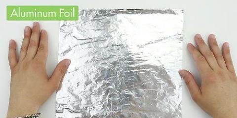 Maak 'n pyp van aluminiumfoelie