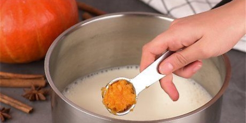 Maak 'n pampoen spesery latte