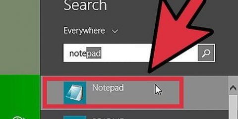 Skep 'n program met notepad