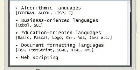 Leer 'n programmeertaal