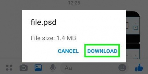 Maak 'n psd-lêer op 'n android oop