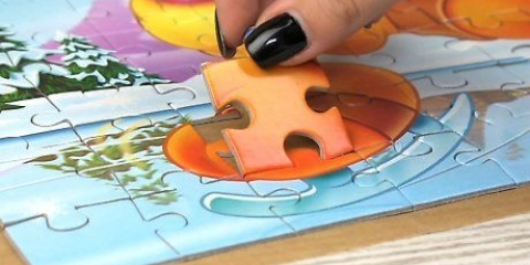 Voltooi 'n legkaart met mod podge