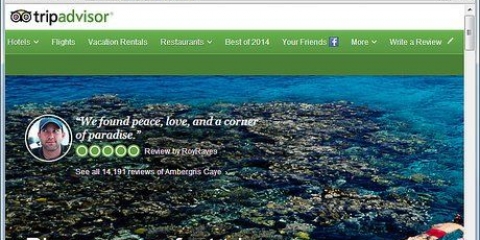 Skryf 'n resensie op tripadvisor