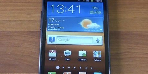 Neem 'n skermskoot op 'n galaxy s2
