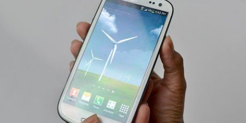 Neem 'n skermskoot op 'n galaxy s3