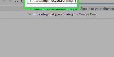 Vee 'n skype-rekening uit