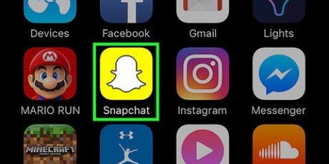 Vee 'n snap op snapchat uit