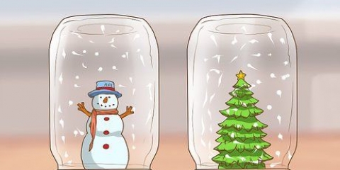 Maak 'n sneeubol in 'n pot