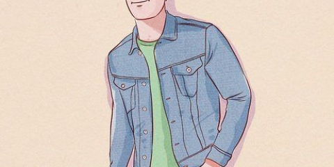 Dra 'n denimbaadjie
