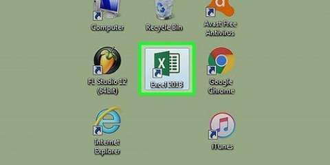 Skep 'n staafgrafiek in excel
