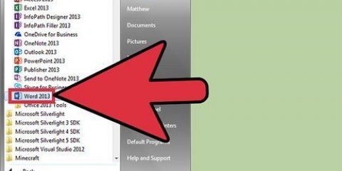 Skep 'n staafgrafiek in word