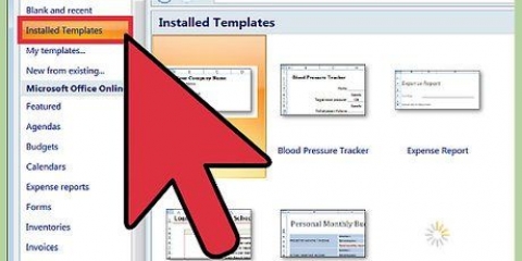 Skep 'n stamboom in excel