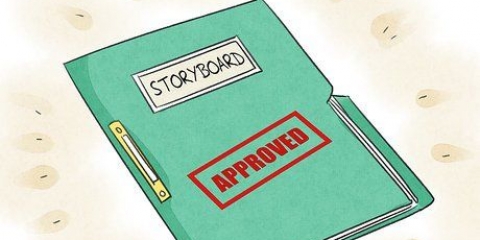 Een storiebord teken