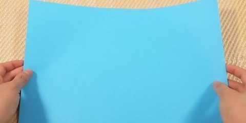 Vou 'n stuk papier in drie gelyke dele