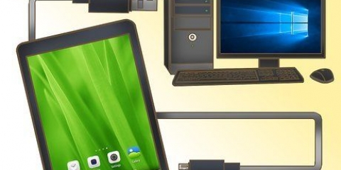 Koppel 'n tablet aan 'n rekenaar
