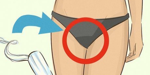 Gebruik 'n tampon terwyl jy swem