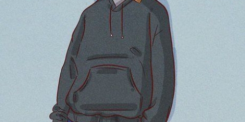 Dra 'n hoodie wat te groot is