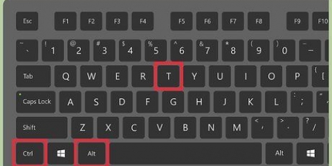 Maak 'n terminale venster in ubuntu oop