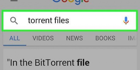 Laai 'n torrent af op android