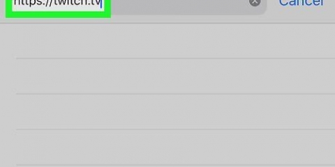 Maak 'n stadige stroom op twitch reg met 'n iphone of ipad