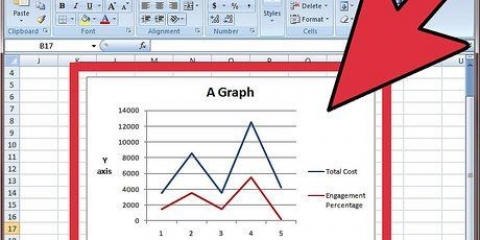 Voeg 'n tweede y-as by 'n grafiek in excel