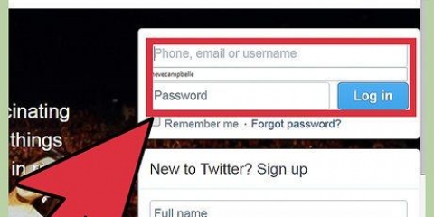 Vee 'n twitter-rekening uit