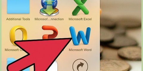 Skep 'n uitnodiging in word