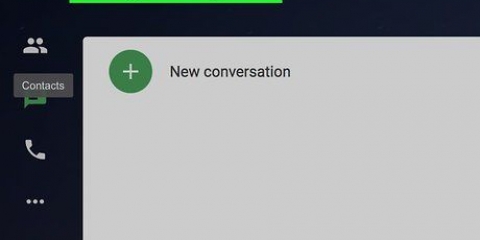 Stuur 'n uitnodiging na google hangouts